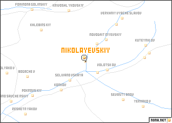 map of Nikolayevskiy