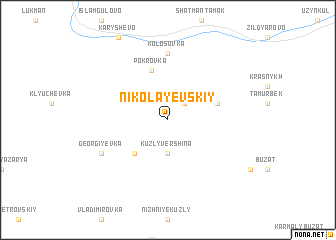 map of Nikolayevskiy