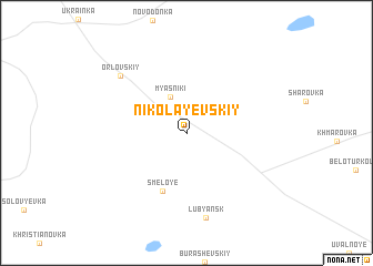map of Nikolayevskiy