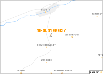 map of Nikolayevskiy