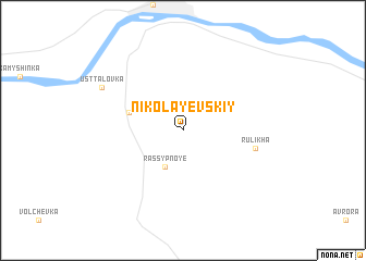 map of Nikolayevskiy