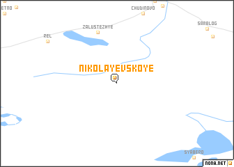 map of Nikolayevskoye