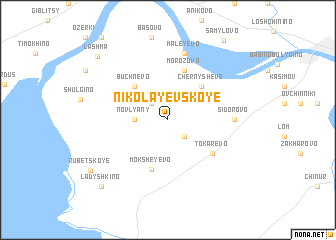 map of Nikolayevskoye