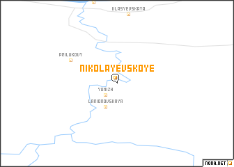 map of Nikolayevskoye