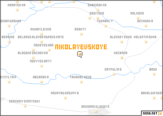 map of Nikolayevskoye