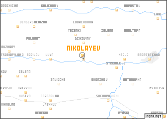 map of Nikolayev