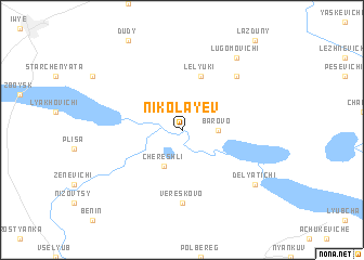 map of Nikolayev