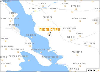 map of Nikolayev
