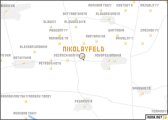 map of Nikolayfelʼd