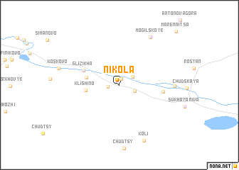 map of Nikola