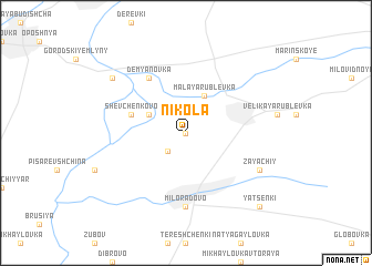 map of Nikola