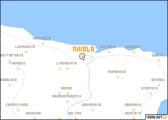 map of Nikola