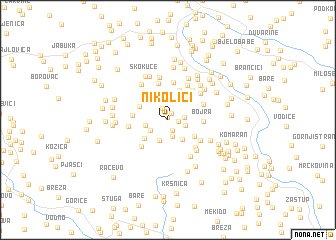 map of (( Nikolići ))