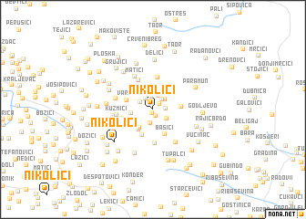 map of (( Nikolići ))