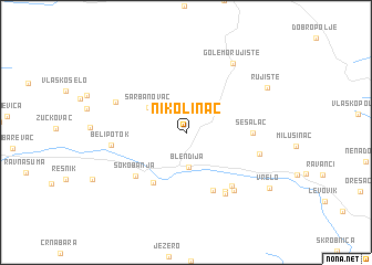 map of Nikolinac