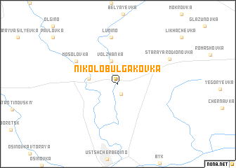 map of Nikolo-Bulgakovka