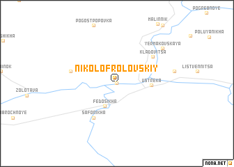 map of Nikolo-Frolovskiy