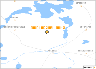 map of Nikolo-Gavrilovka