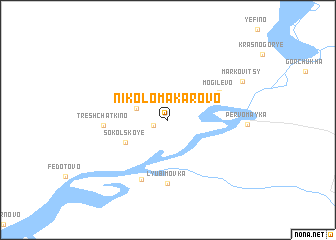 map of Nikolo-Makarovo