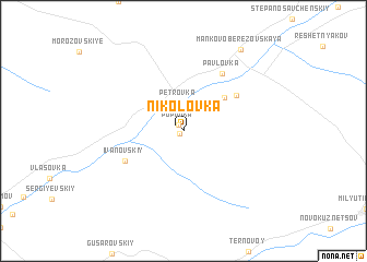 map of Nikolovka
