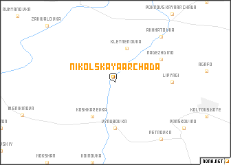 map of Nikol\