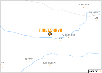 map of Nikol\