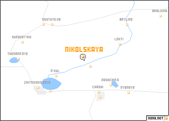 map of Nikol\