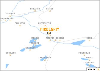 map of Nikol\