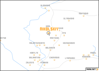 map of Nikol\
