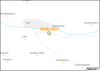 map of Nikol\