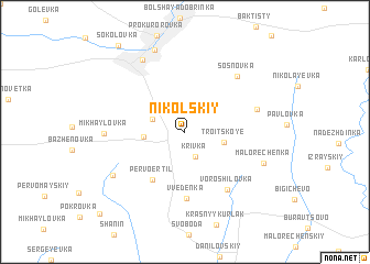 map of Nikol\