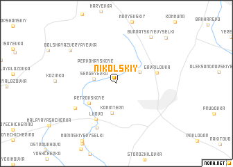 map of Nikol\