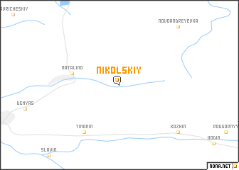 map of Nikol\