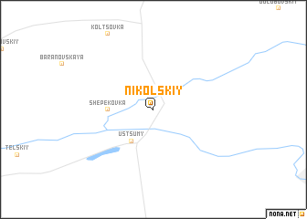 map of Nikol\