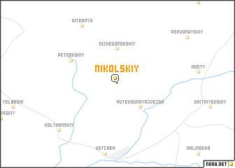 map of Nikol\