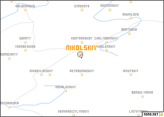 map of Nikol\