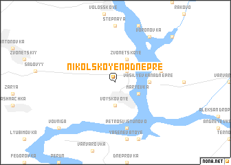 map of Nikolʼskoye na Dnepre