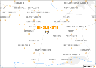 map of Nikol\