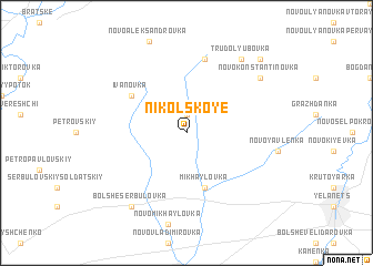 map of Nikolʼskoye