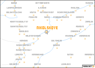 map of Nikol\