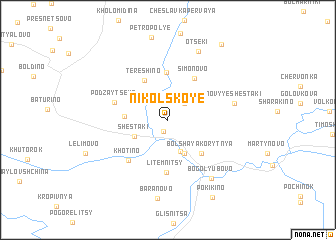 map of Nikol\