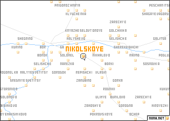 map of Nikol\