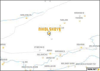 map of Nikol\