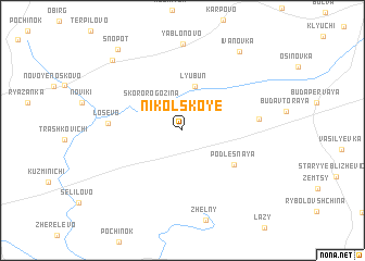 map of Nikol\