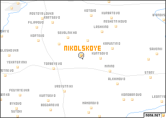 map of Nikol\