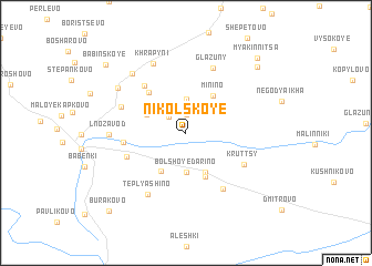 map of Nikol\