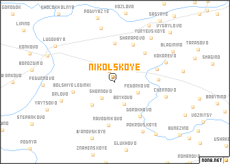 map of Nikol\