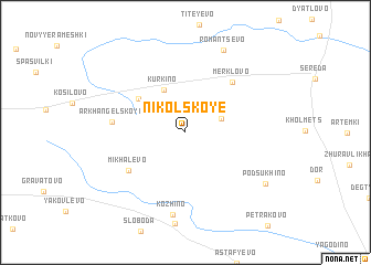 map of Nikol\