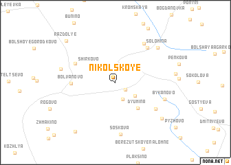 map of Nikol\