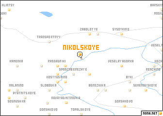 map of Nikol\